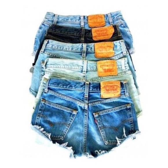 Pants - Coming Soon! Custom denim cutoff shorts